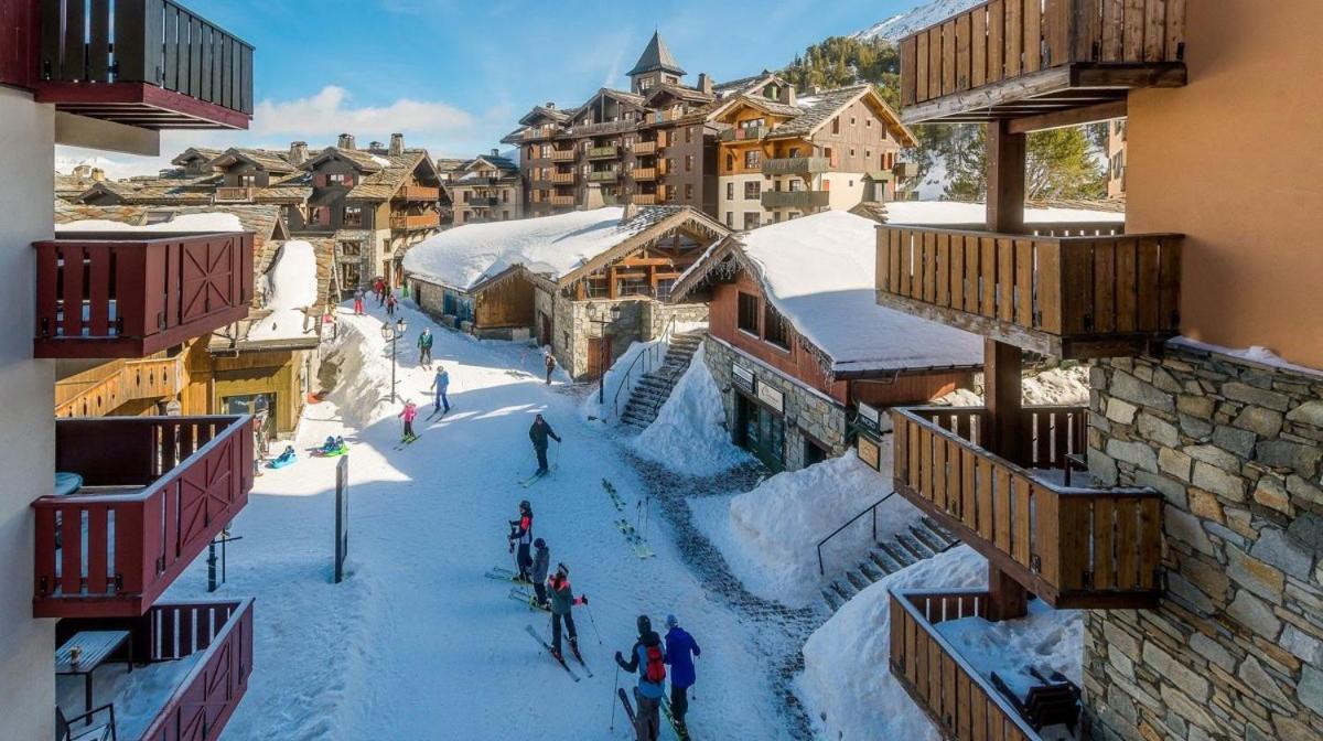 Arc 1950 appt luxe 2-4pers -skis aux pieds-SPA-piscines intérieure et extérieure-sauna-hammam Les Arcs  Esterno foto