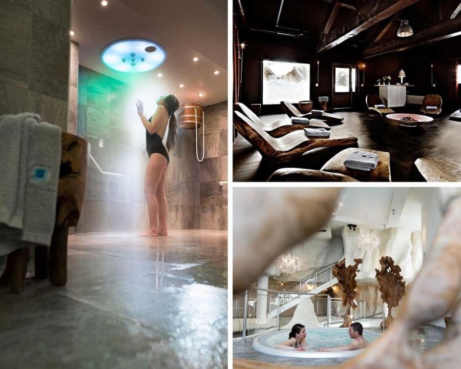 Arc 1950 appt luxe 2-4pers -skis aux pieds-SPA-piscines intérieure et extérieure-sauna-hammam Les Arcs  Esterno foto