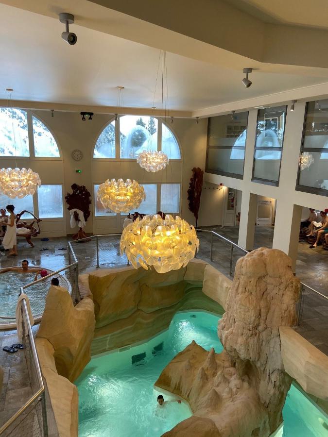 Arc 1950 appt luxe 2-4pers -skis aux pieds-SPA-piscines intérieure et extérieure-sauna-hammam Les Arcs  Esterno foto
