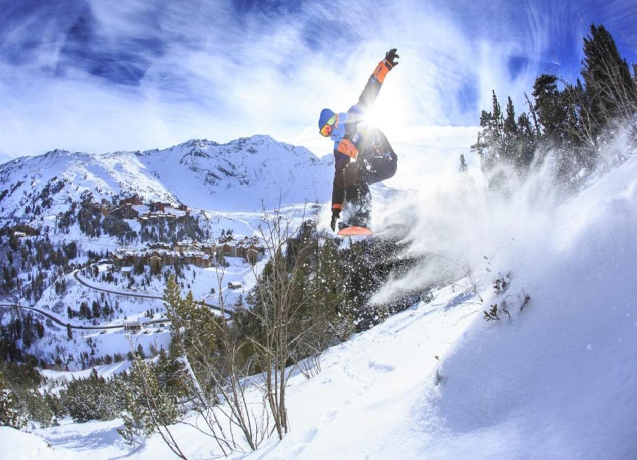 Arc 1950 appt luxe 2-4pers -skis aux pieds-SPA-piscines intérieure et extérieure-sauna-hammam Les Arcs  Esterno foto