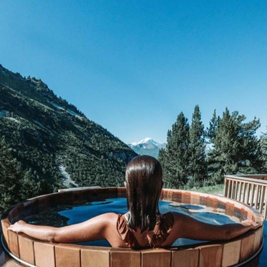 Arc 1950 appt luxe 2-4pers -skis aux pieds-SPA-piscines intérieure et extérieure-sauna-hammam Les Arcs  Esterno foto