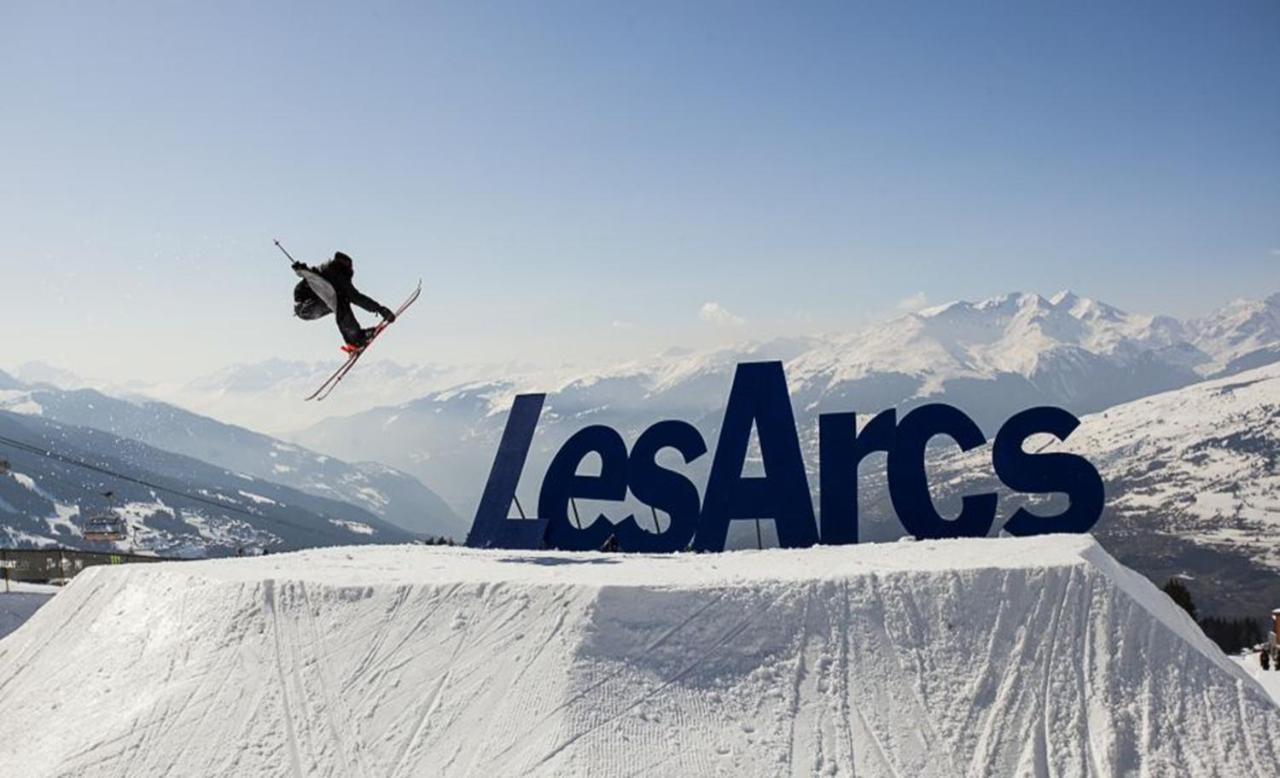 Arc 1950 appt luxe 2-4pers -skis aux pieds-SPA-piscines intérieure et extérieure-sauna-hammam Les Arcs  Esterno foto
