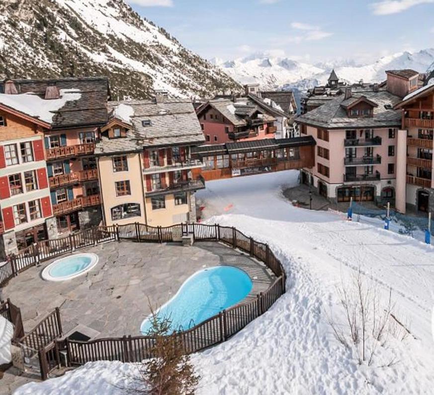 Arc 1950 appt luxe 2-4pers -skis aux pieds-SPA-piscines intérieure et extérieure-sauna-hammam Les Arcs  Esterno foto