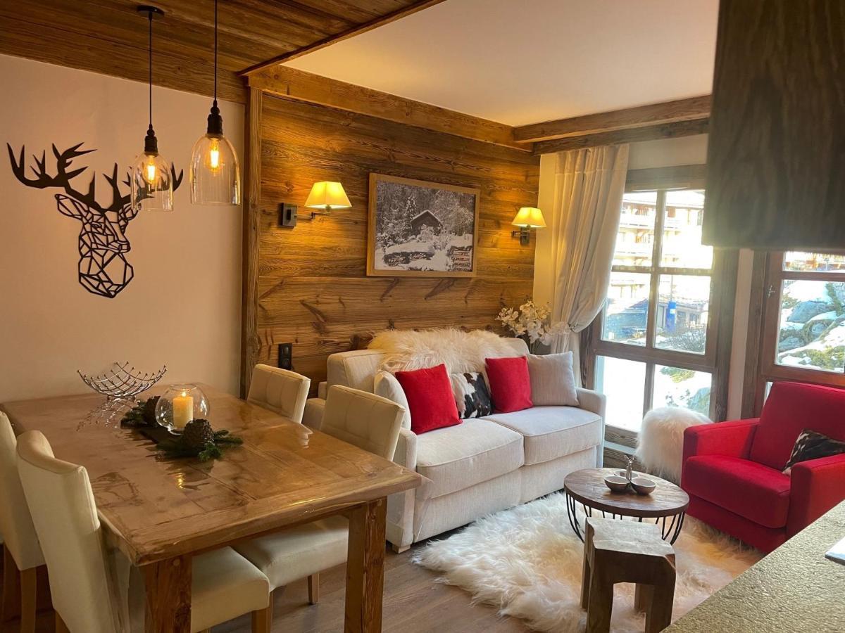 Arc 1950 appt luxe 2-4pers -skis aux pieds-SPA-piscines intérieure et extérieure-sauna-hammam Les Arcs  Esterno foto
