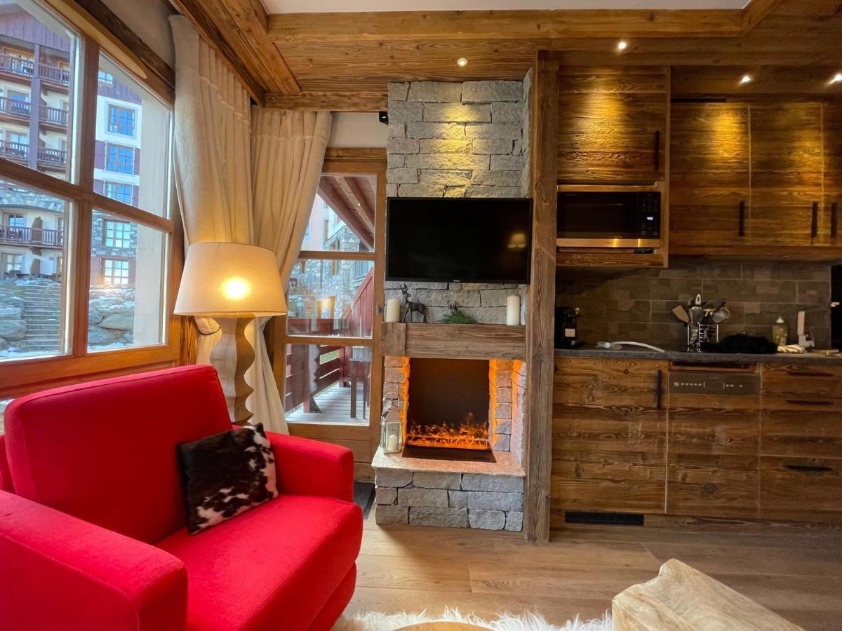 Arc 1950 appt luxe 2-4pers -skis aux pieds-SPA-piscines intérieure et extérieure-sauna-hammam Les Arcs  Esterno foto