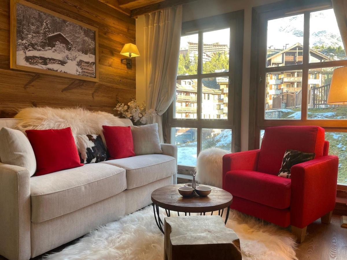 Arc 1950 appt luxe 2-4pers -skis aux pieds-SPA-piscines intérieure et extérieure-sauna-hammam Les Arcs  Esterno foto