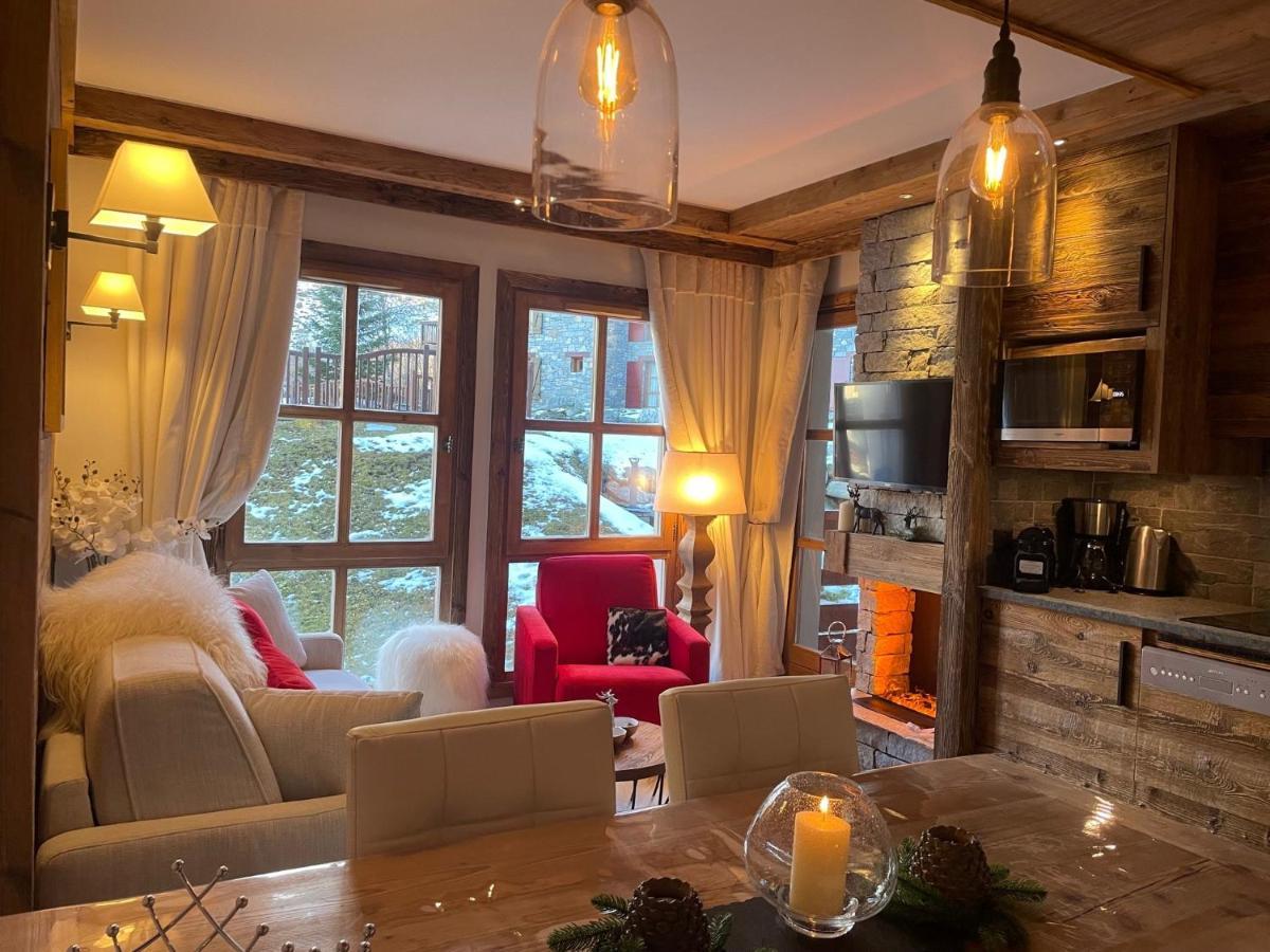 Arc 1950 appt luxe 2-4pers -skis aux pieds-SPA-piscines intérieure et extérieure-sauna-hammam Les Arcs  Esterno foto