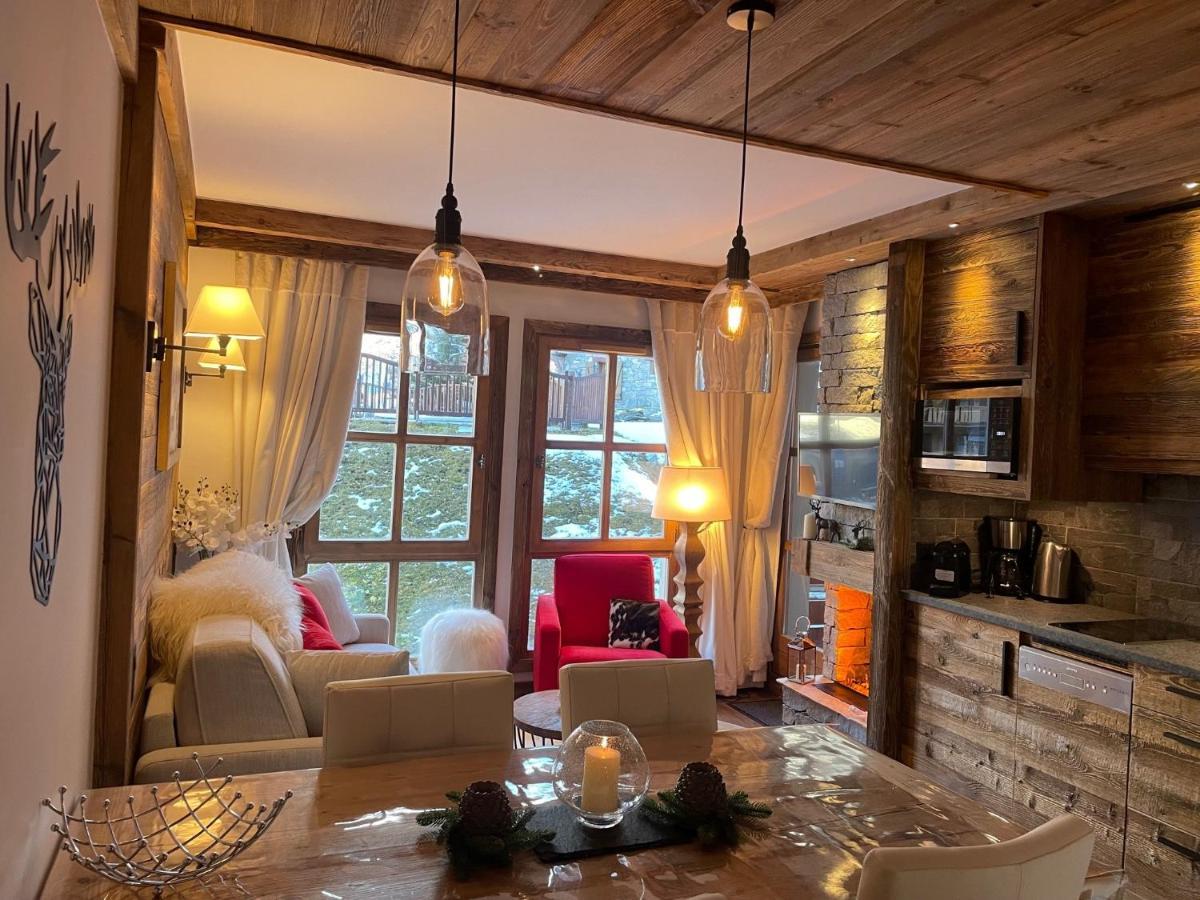 Arc 1950 appt luxe 2-4pers -skis aux pieds-SPA-piscines intérieure et extérieure-sauna-hammam Les Arcs  Esterno foto