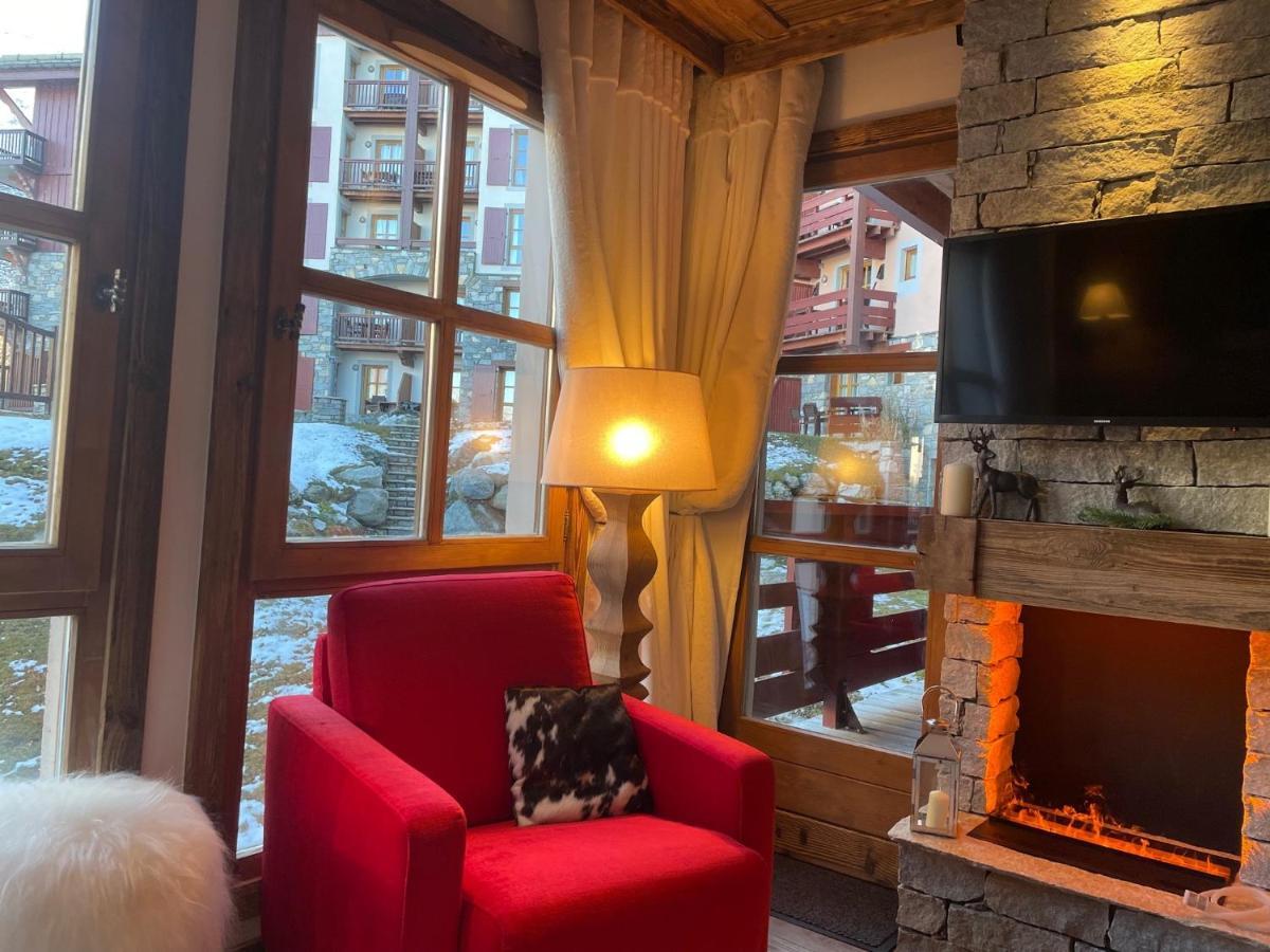 Arc 1950 appt luxe 2-4pers -skis aux pieds-SPA-piscines intérieure et extérieure-sauna-hammam Les Arcs  Esterno foto
