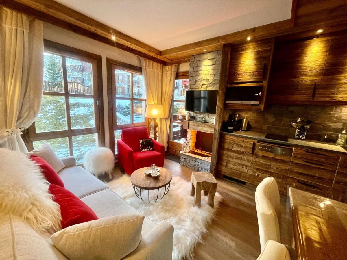 Arc 1950 appt luxe 2-4pers -skis aux pieds-SPA-piscines intérieure et extérieure-sauna-hammam Les Arcs  Esterno foto