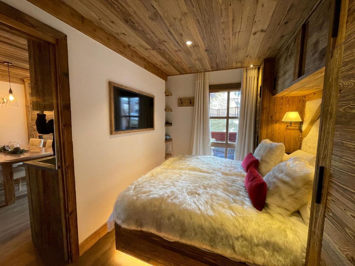 Arc 1950 appt luxe 2-4pers -skis aux pieds-SPA-piscines intérieure et extérieure-sauna-hammam Les Arcs  Esterno foto